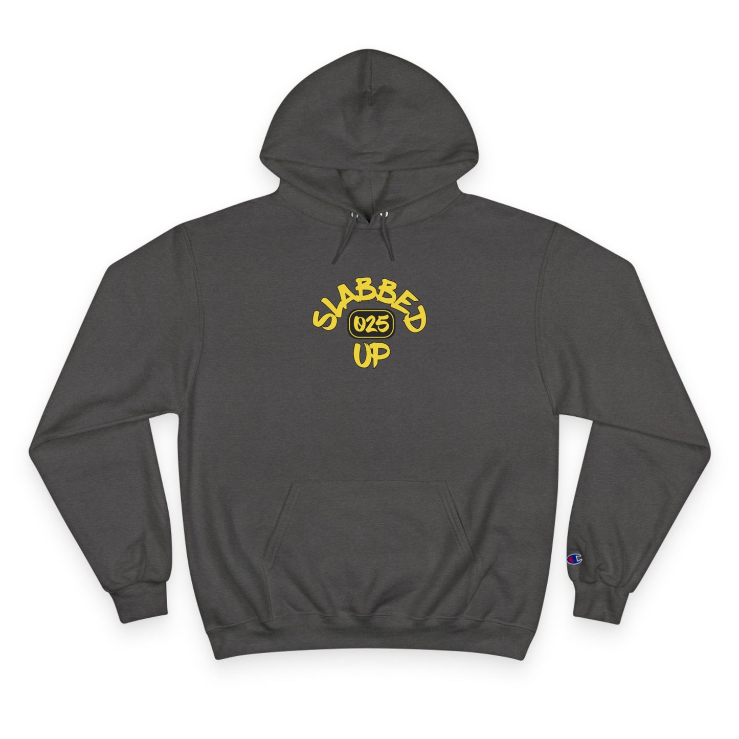 Slabbed Up 025 (Away Variant) Champion Hoodie - Pokemon Collector Apparel | Slabbed & Sealed