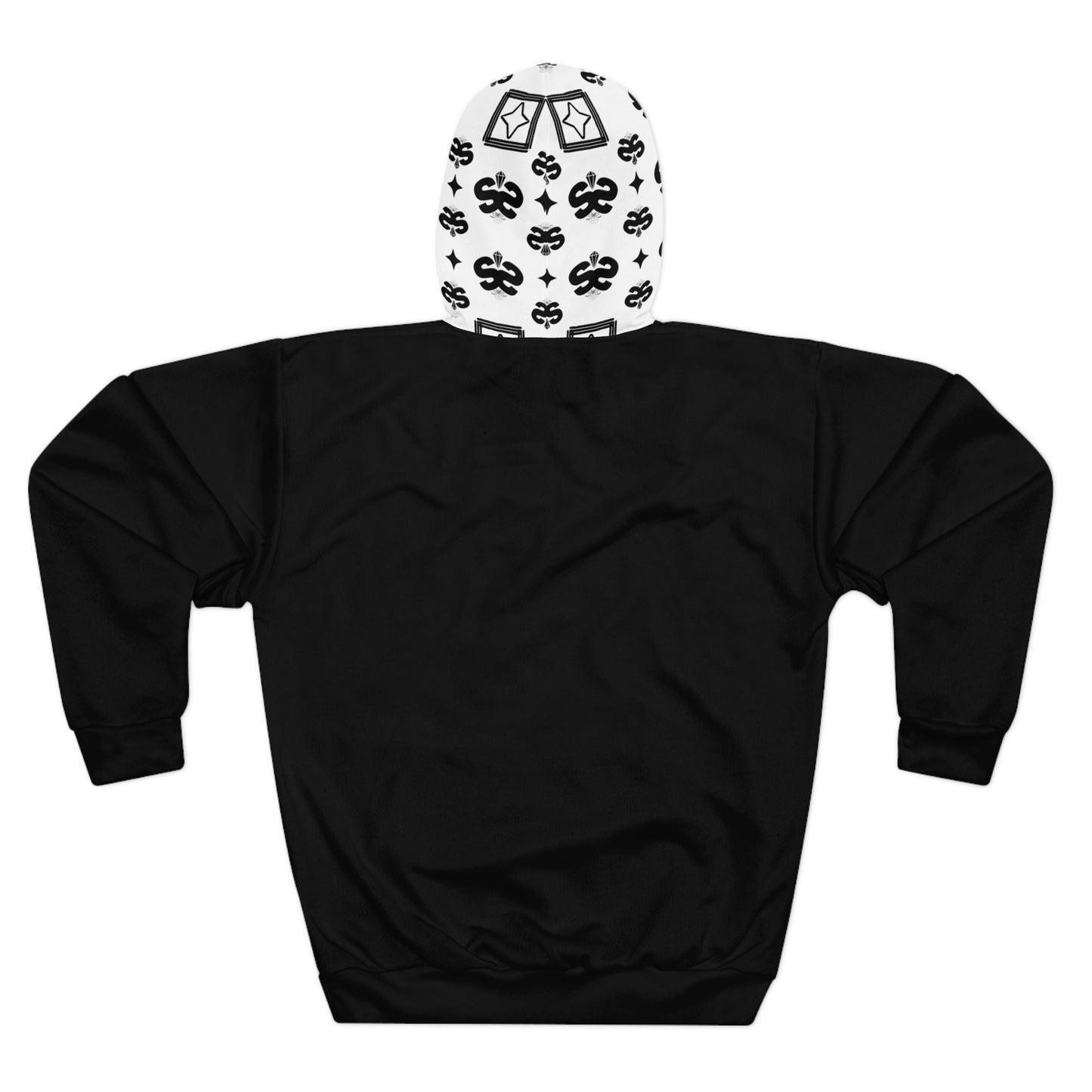 S&S Checkered All Over Print Hoodie - Trading Card Collector Apparel | Slabbed & Sealed