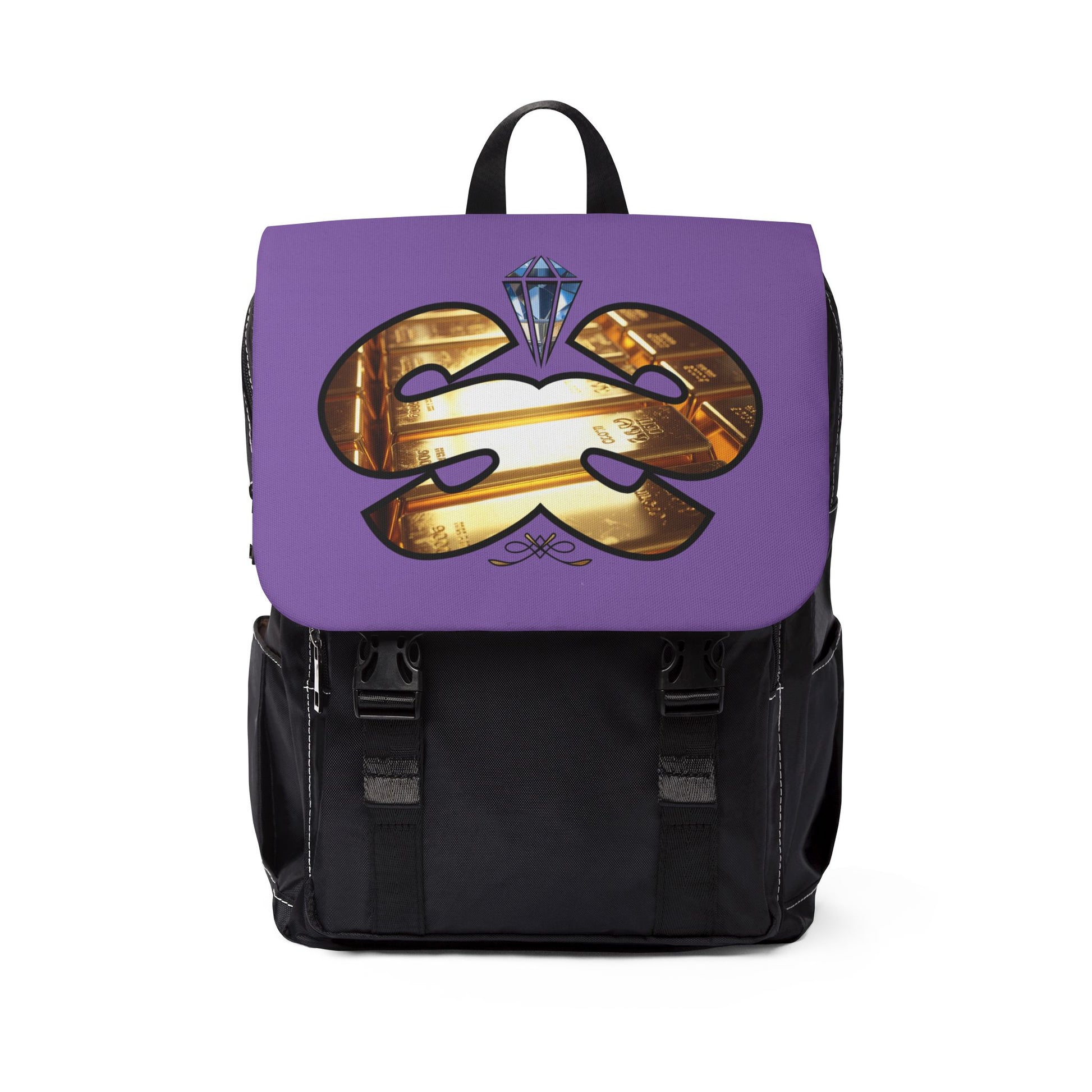 Purple and Gold Tournament Bag