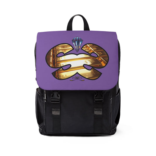 Purple and Gold Tournament Bag