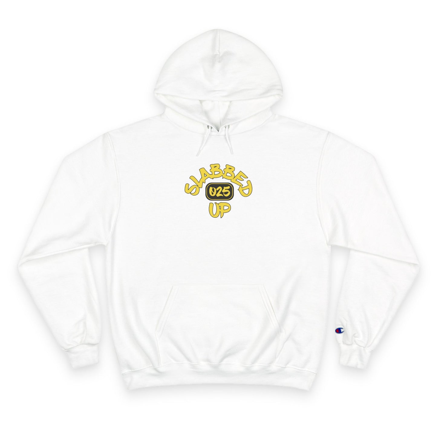 Slabbed Up 025 (Away Variant) Champion Hoodie - Pokemon Collector Apparel | Slabbed & Sealed