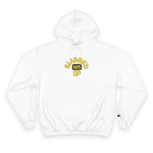 Slabbed Up 025 (Away Variant) Champion Hoodie - Pokemon Collector Apparel | Slabbed & Sealed